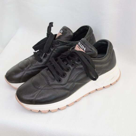 Prada Nappa Leather PRAX-01 Sneakers Sz 7.5 - Picture 3 of 15